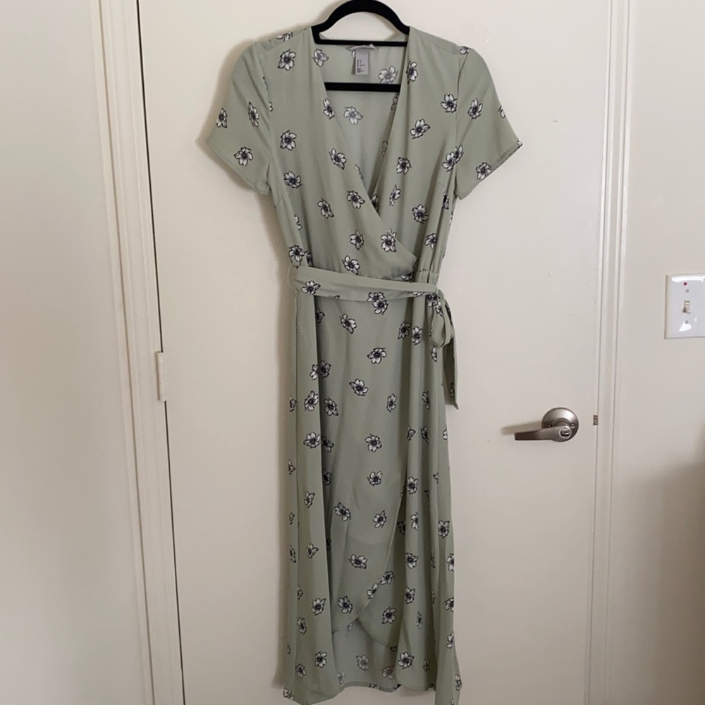 H&M Sage Green Dress